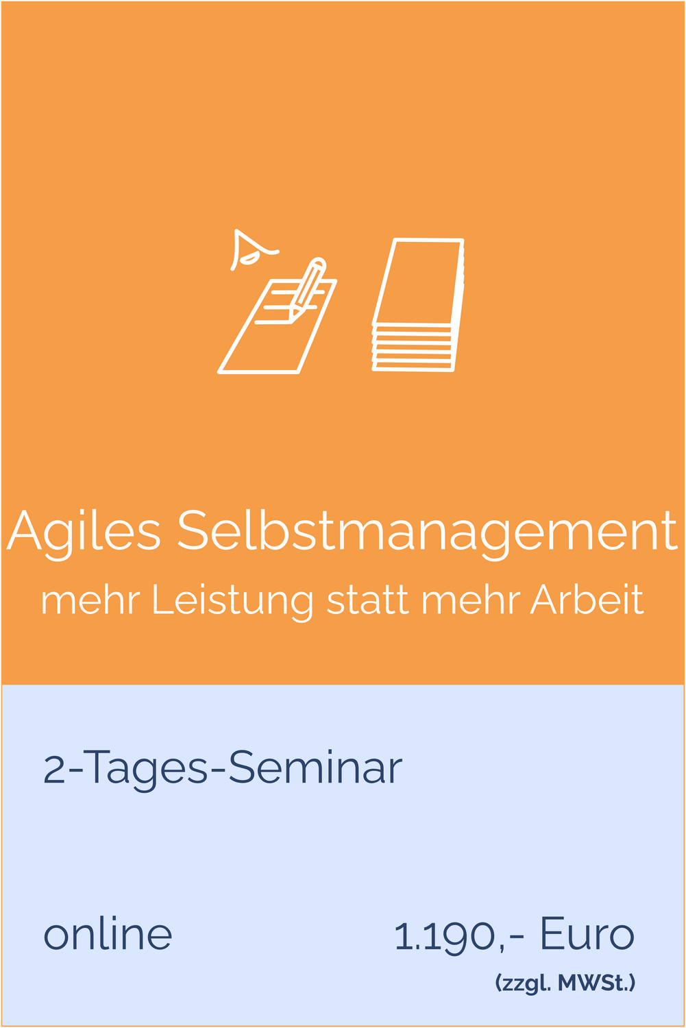 Agiles Selbstmanagement Online 2-Tages-Seminar