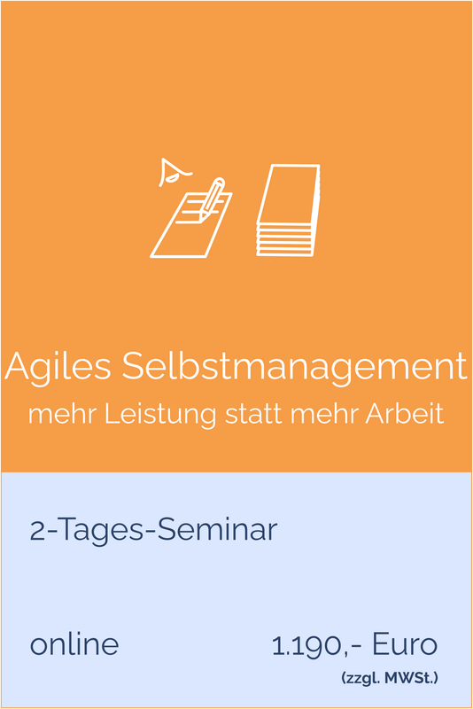 Agiles Selbstmanagement Online 2-Tages-Seminar