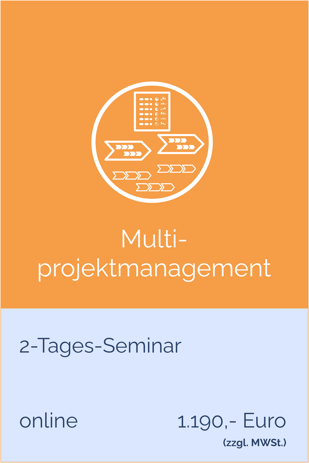Multiprojektmanagement Online 2-Tages-Seminar