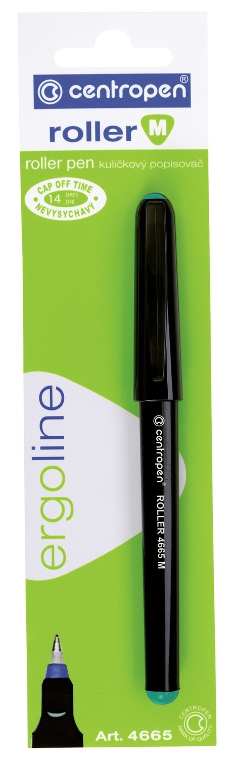 Blister Roller Punta Fina Verde
