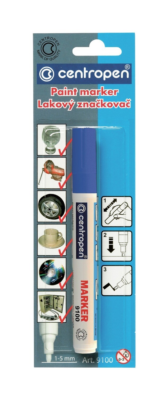 Blister Rotulador de Pintura Azul