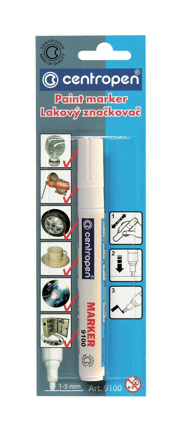 Blister Rotulador de Pintura Blanco