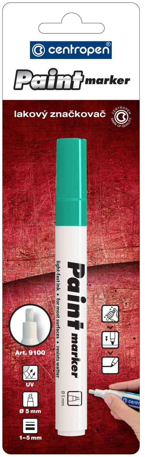 Blister Rotulador de Pintura Verde