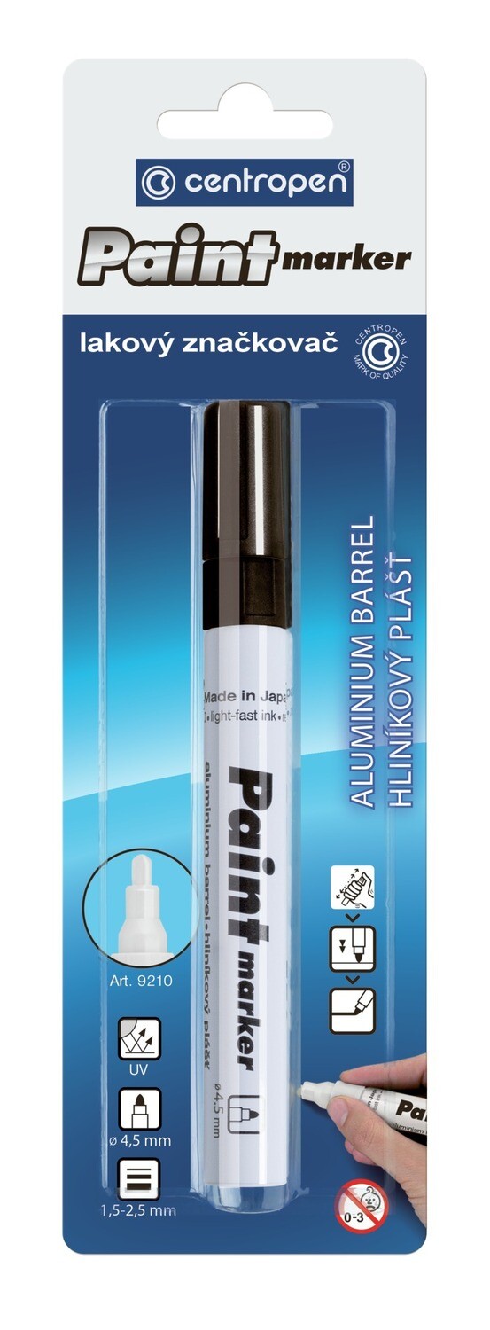 Blister Rotulador de Pintura Negro