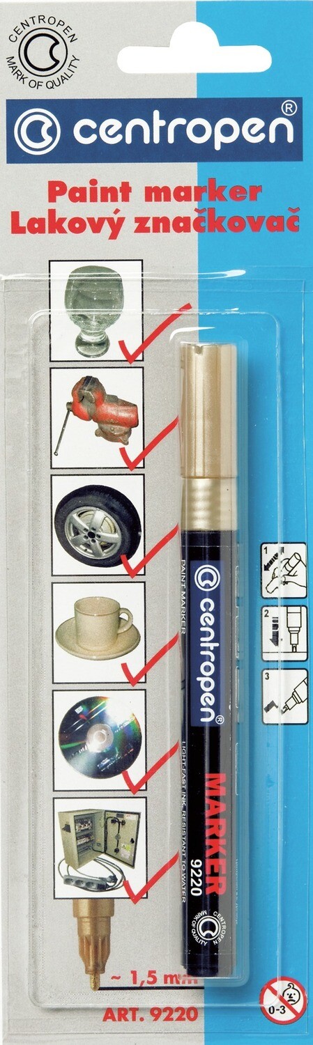 Blister Rotulador de Pintura Oro