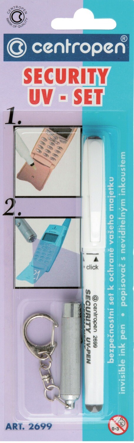 Blister rotulador de Seguridad UV