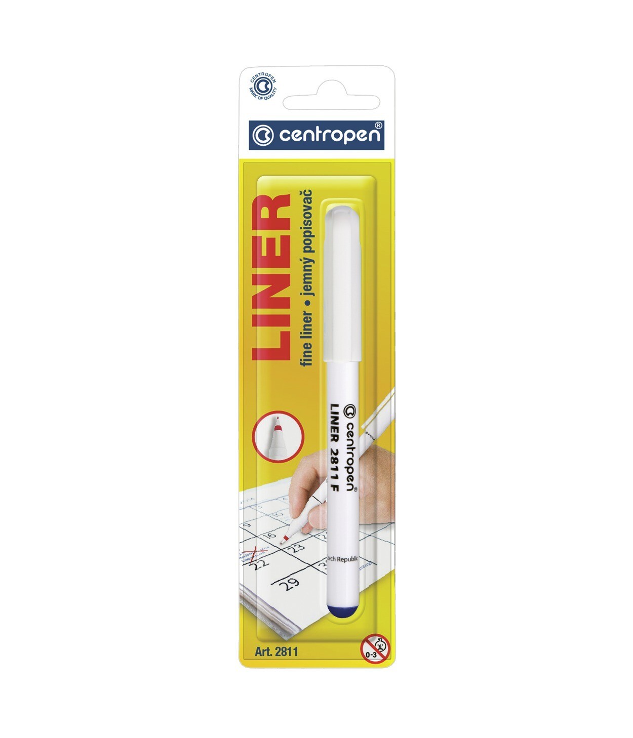 Blister Rotulador Liner Clásico Azul