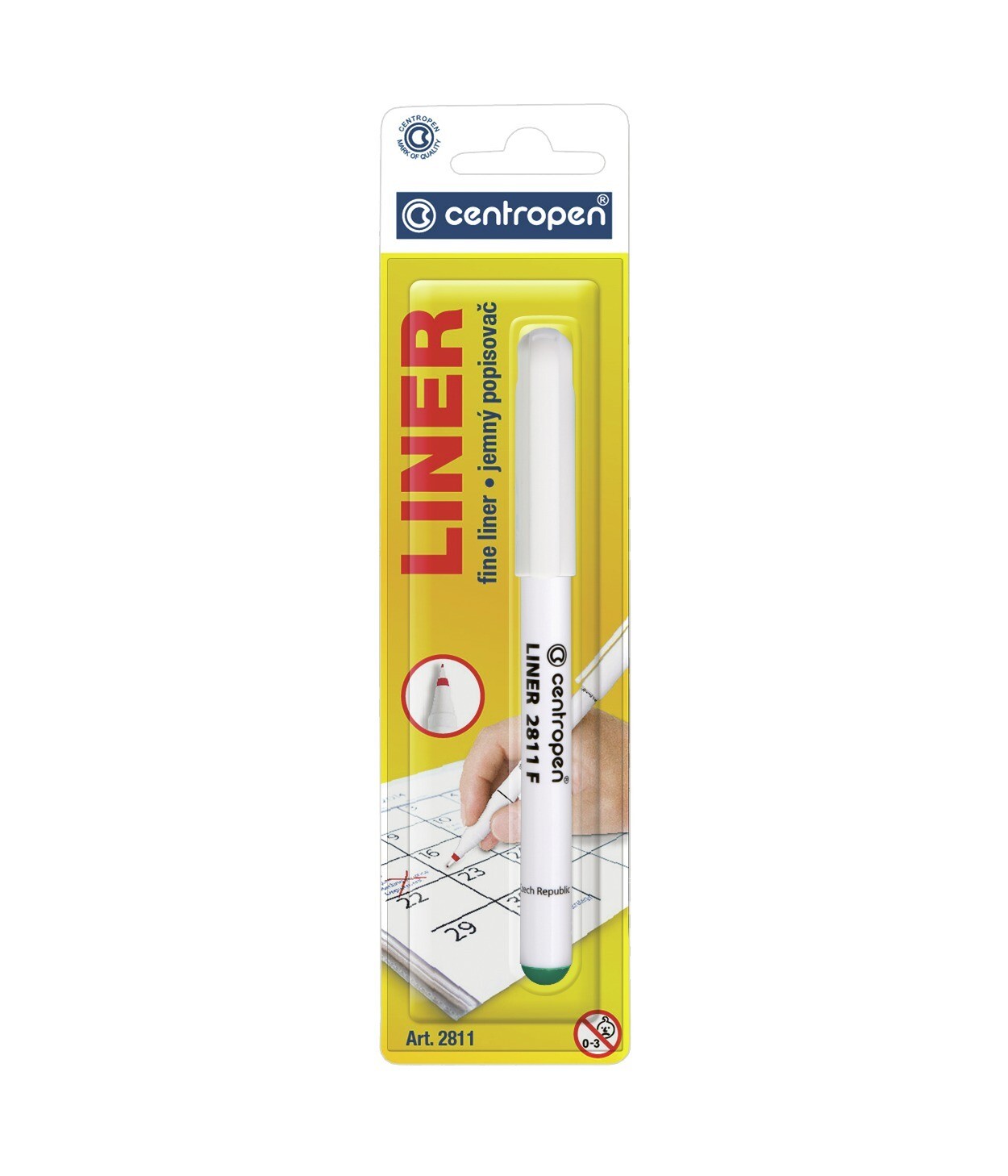 Blister Rotulador Liner Clásico Verde