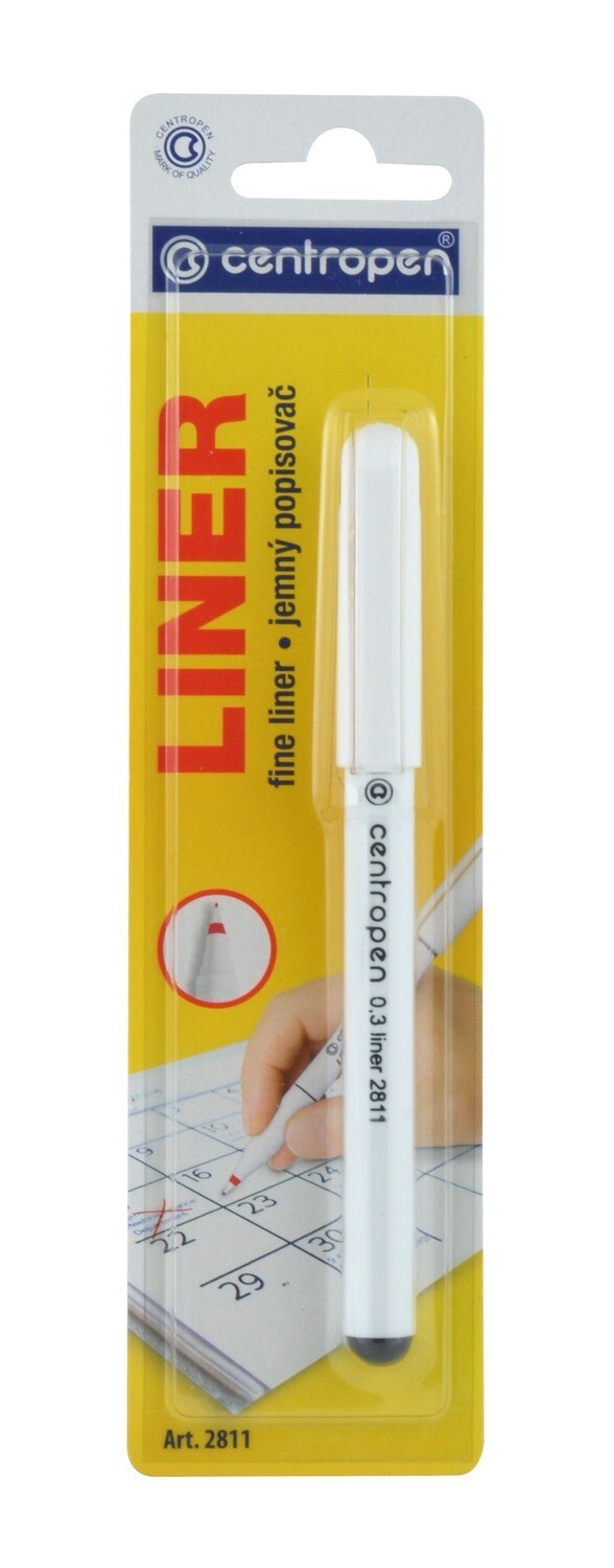Blister Rotulador Liner Clásico Negro
