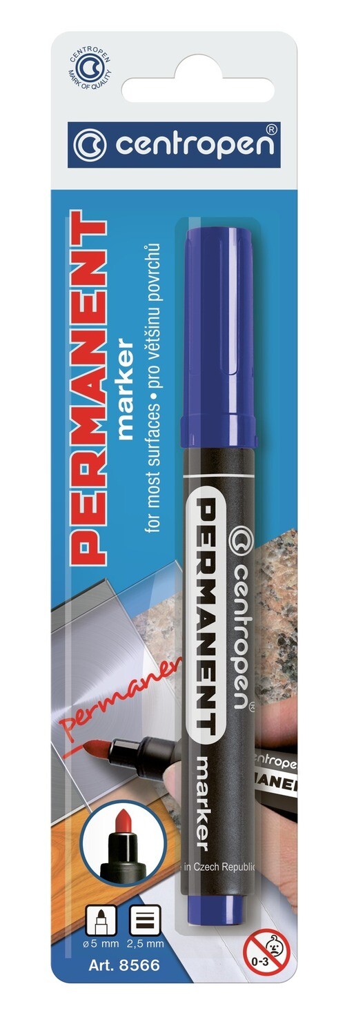 Blister Rotulador Permanenete Azul