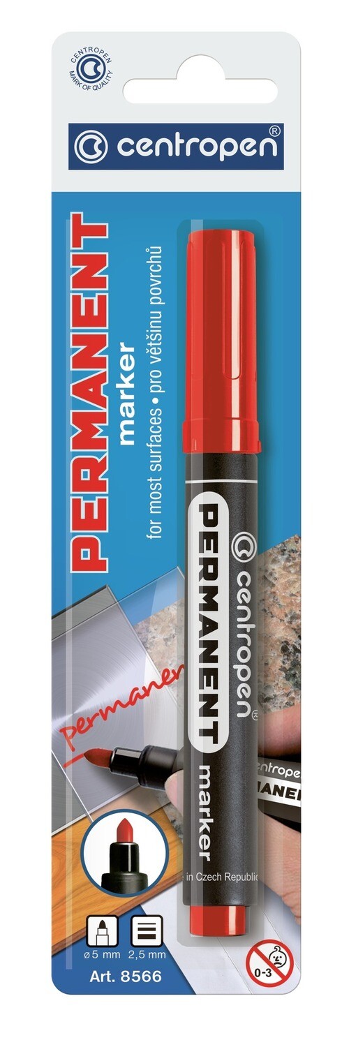 Blister Rotulador Permanenete Rojo
