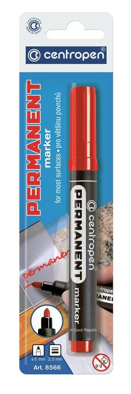 Blister Rotulador Permanenete Rojo