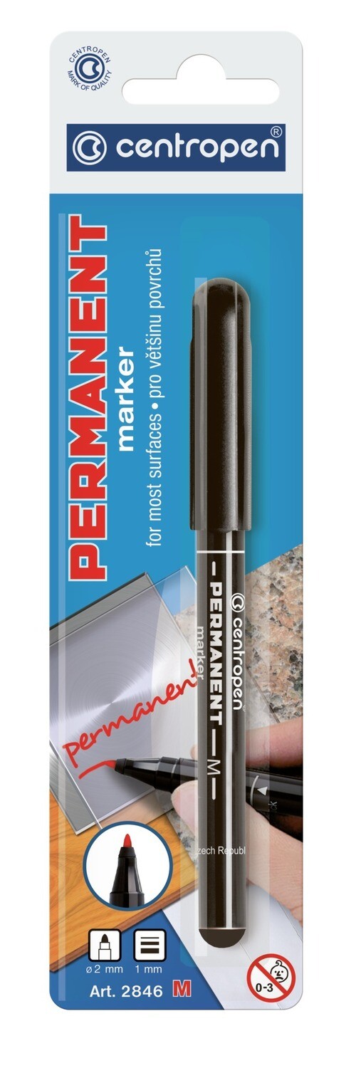 Blister Rotulador Permanente Negro