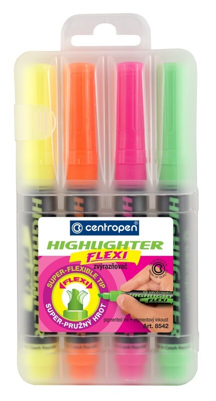 Marcador Flexi Pack 4 Colores