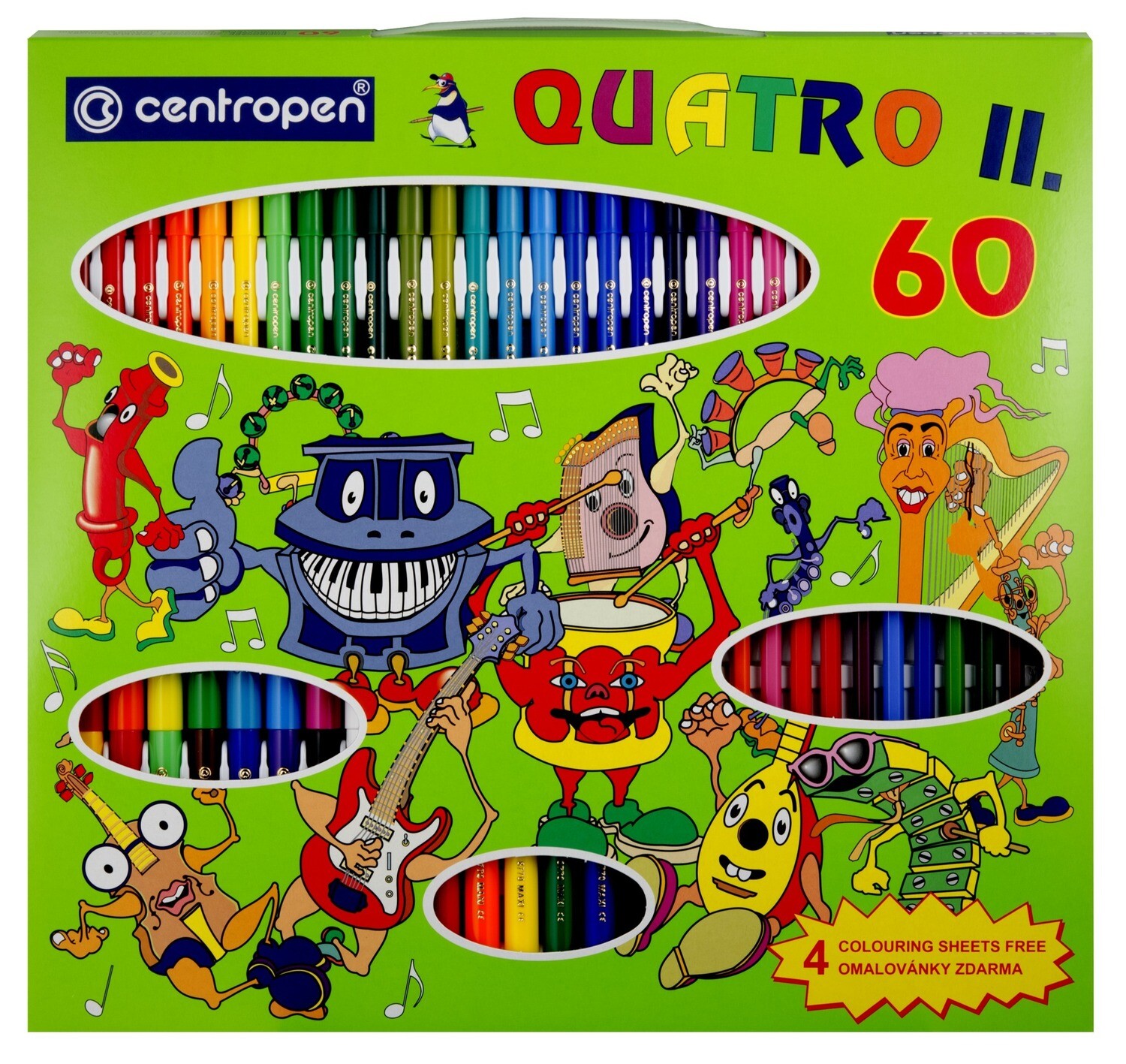 Paleta de 60 Colores Para Pequeños Artistas