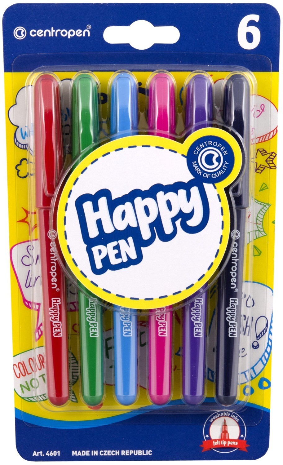 Pack Rotuladores Happy 6 Colores