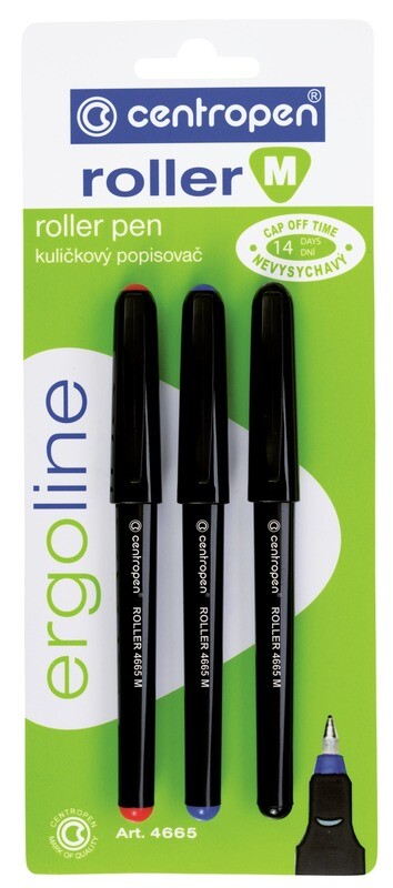 Roller Punta Fina Set 3 Colores