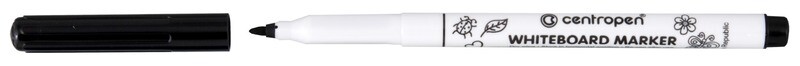 Rotulador de Pizarra Blanca Color Negro