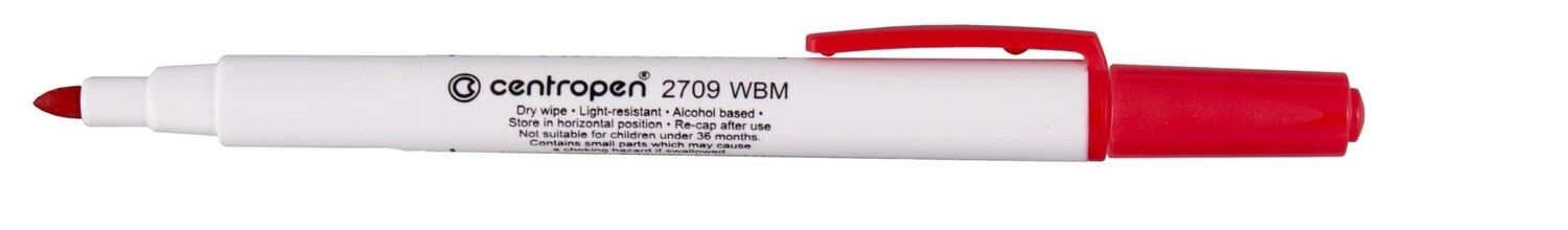 Rotulador de Pizarra Blanca Color Rojo