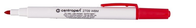Rotulador de Pizarra Blanca Color Rojo