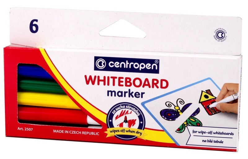 Rotulador de Pizarra Blanca Pack 6 Colores
