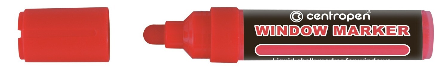 Rotulador de Ventana Rojo