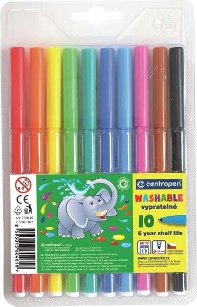 Rotuladores de Colores Lavables - Set 10