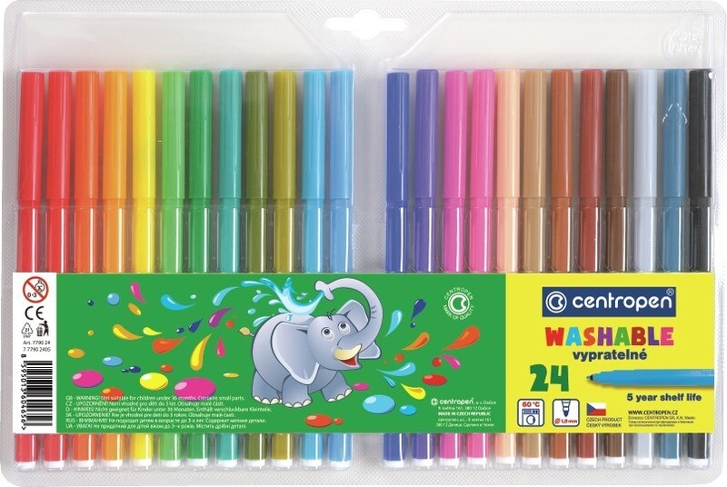 Rotuladores de Colores Lavables - Set 24