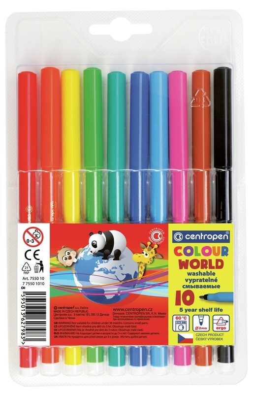 Rotuladores de Colores Colour World - Set 10