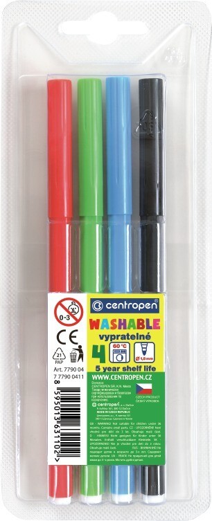 Rotuladores de Colores Lavables - Set 4