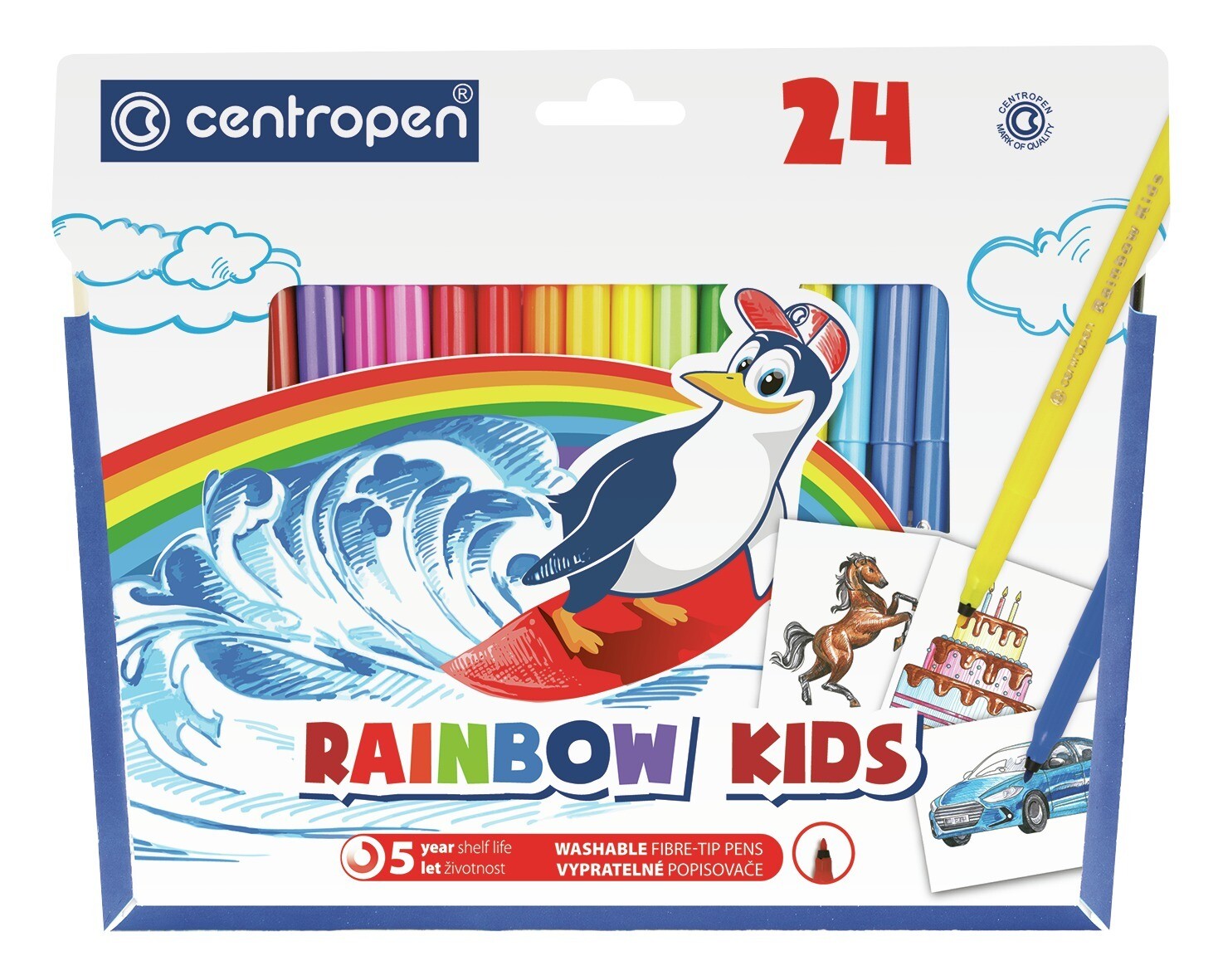 Rotuladores de Colores Rainbow Kids- Set 24