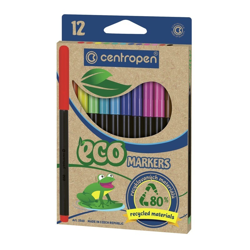 Rotuladores Eco de 12 Colores