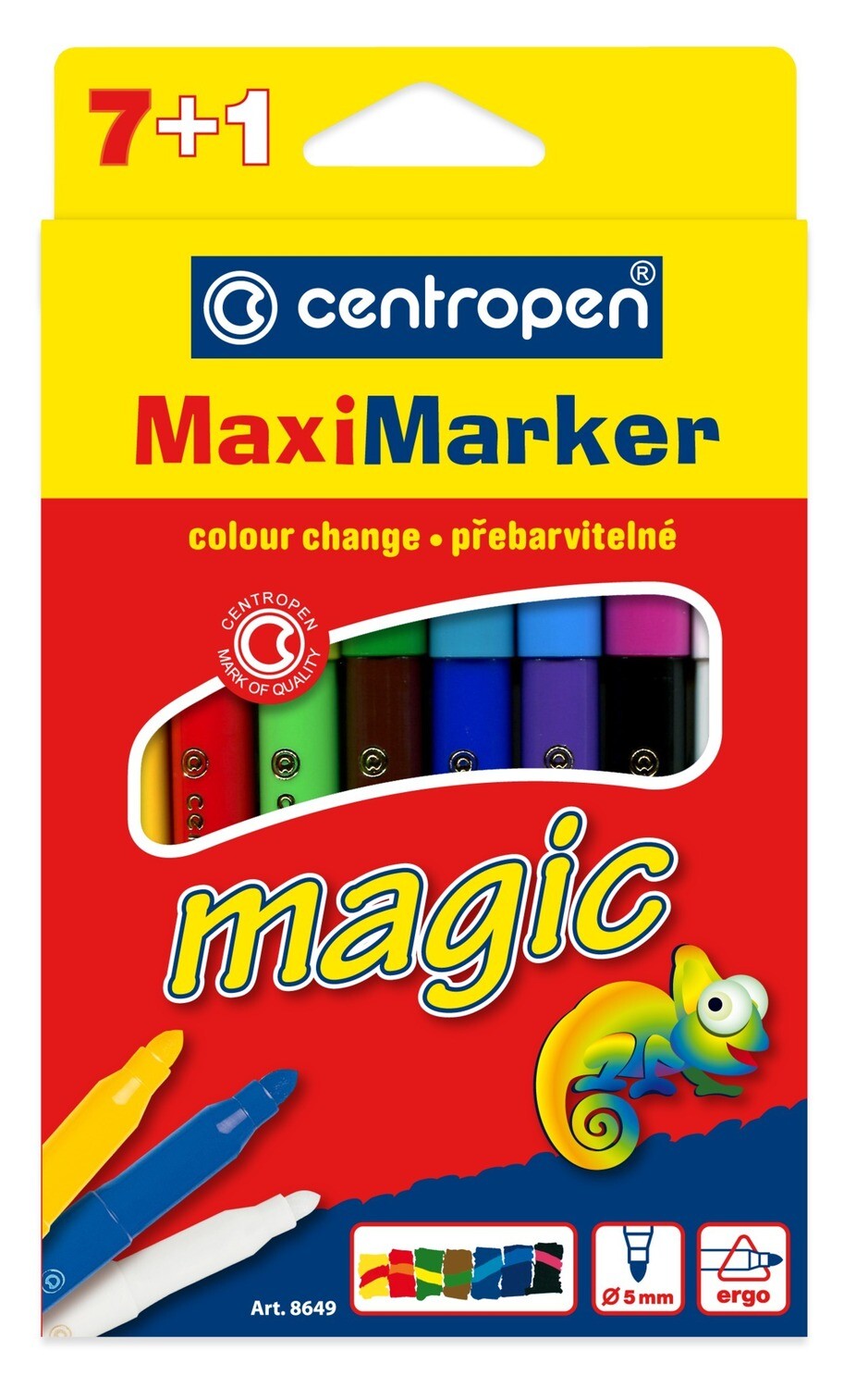 Rotuladores Maxi Magic Set de 7+1 Colores