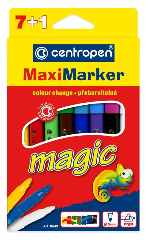Rotuladores Maxi Magic Set de 7+1 Colores