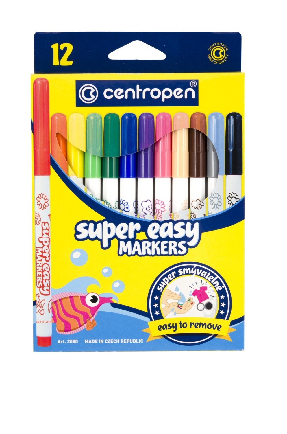 Rotuladores Super Easy 12 Colores