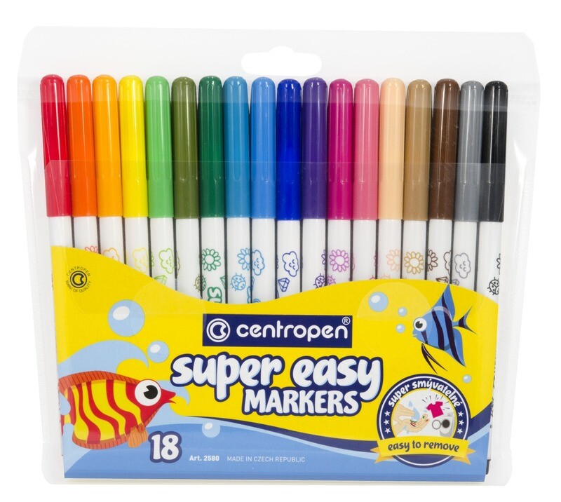 Rotuladores Super Easy 18 Colores