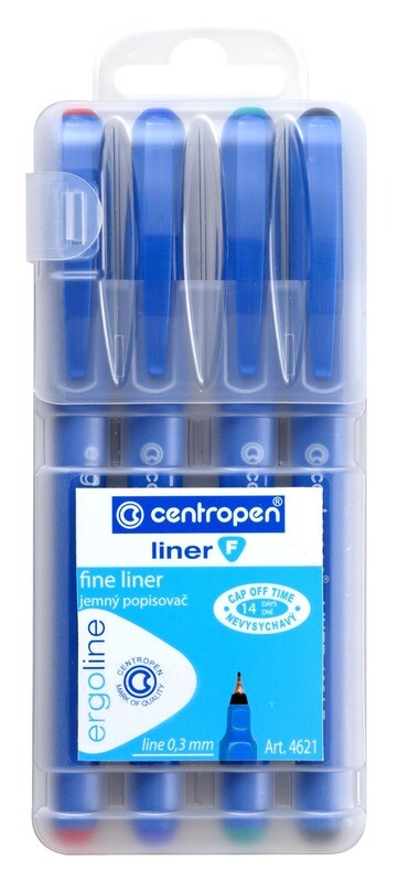 Rotulador Fine Liner Pack 4 Colores