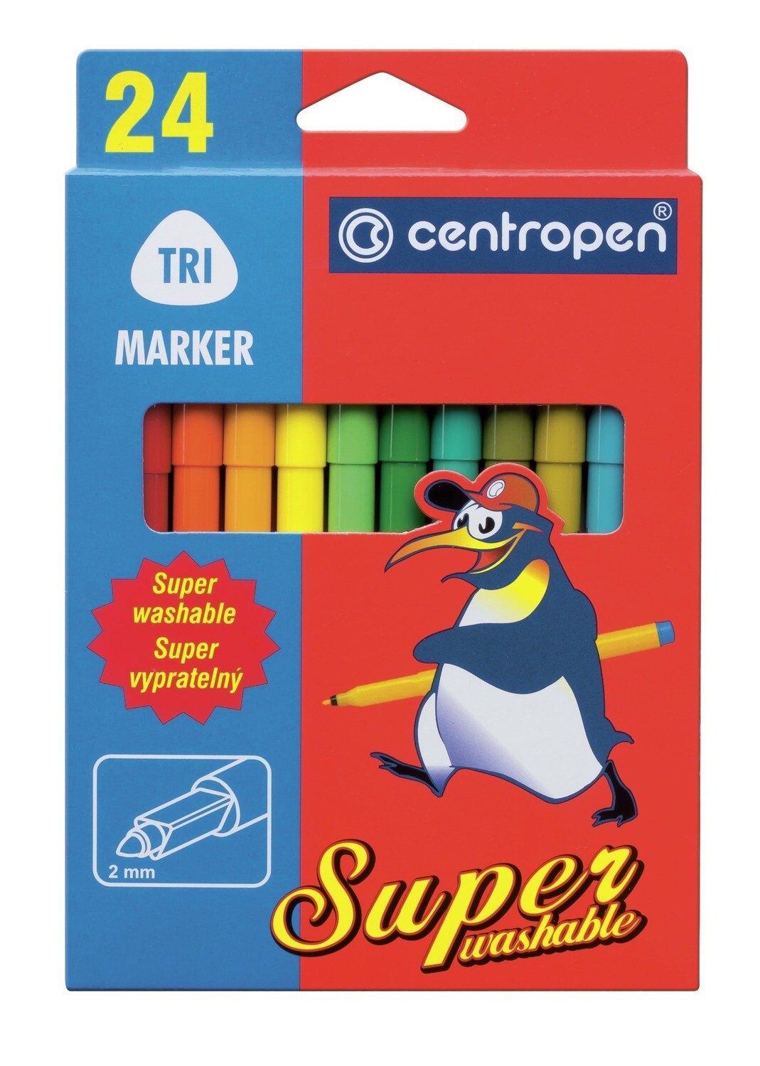 Rotuladores Super Lavables Set de 24 Colores