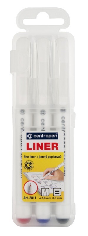 Rotulador Liner Clásico Set 3 Colores