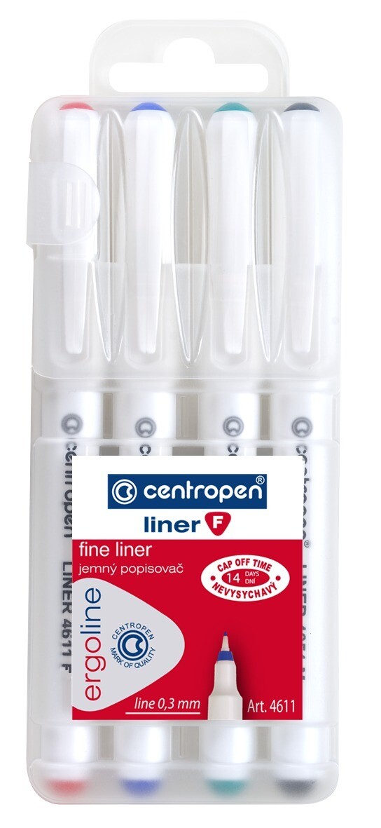 Rotulador Liner Pack 4 Colores