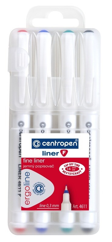 Rotulador Liner Pack 4 Colores