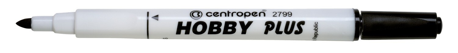 Rotulador Permanente Negro Hobby Plus