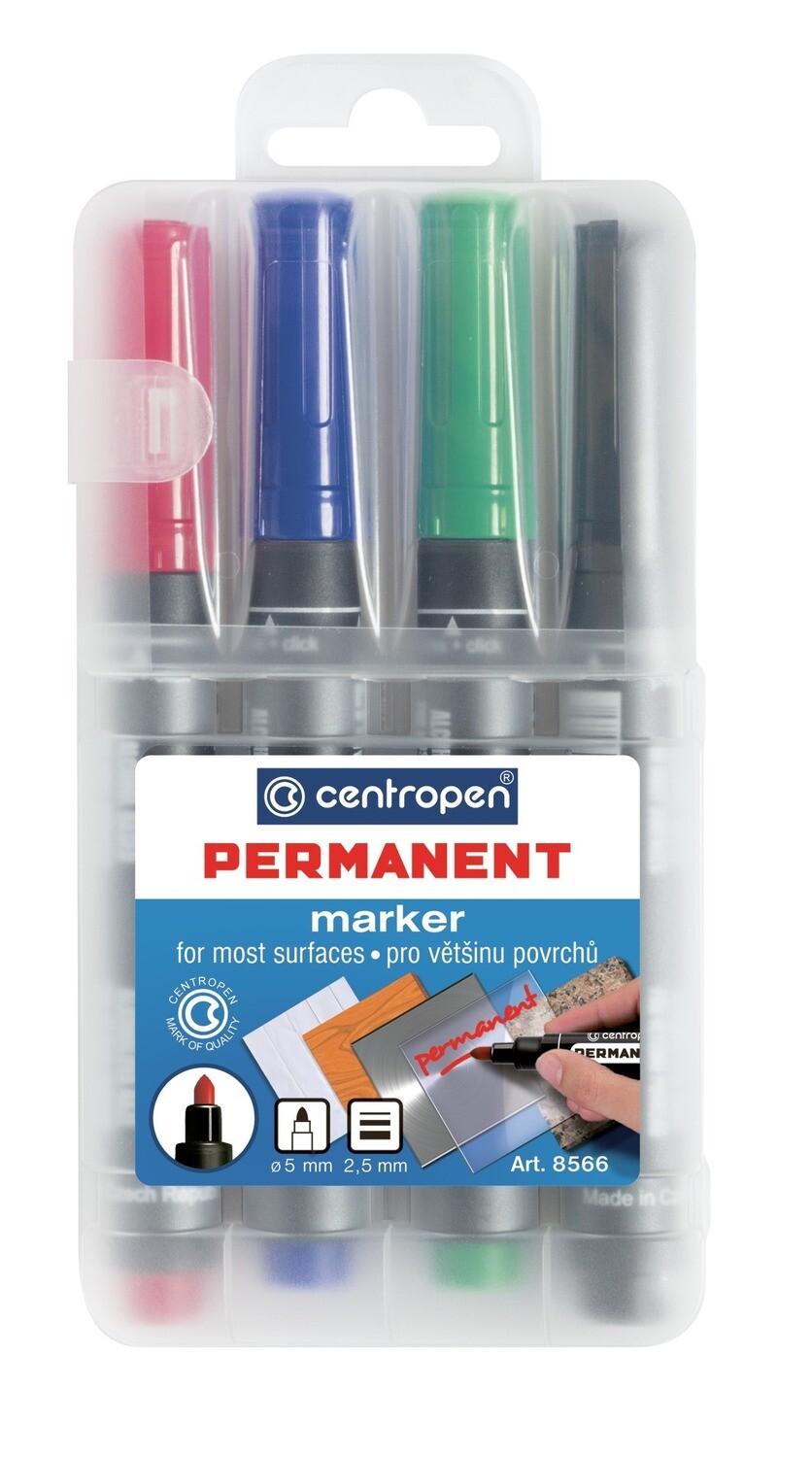 Rotulador Permanente Set 4 Colores