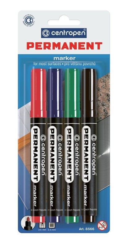 Rotulador Permanente Pack 4 Colores