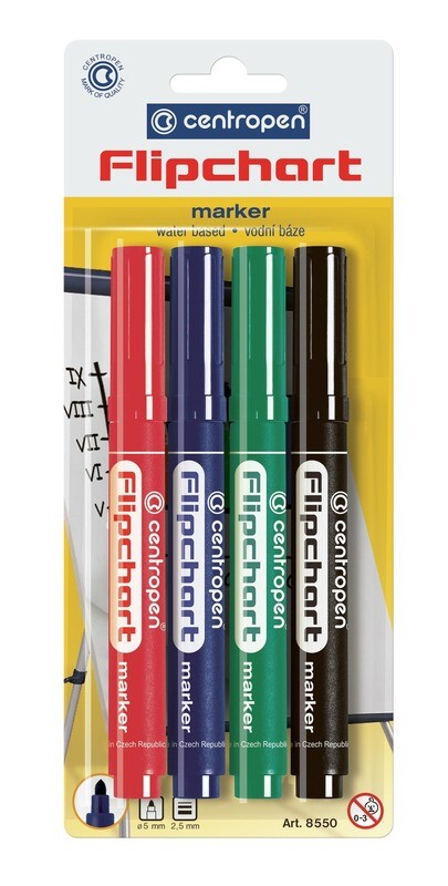 Rotulador Rotafolio Pack 4 Colores