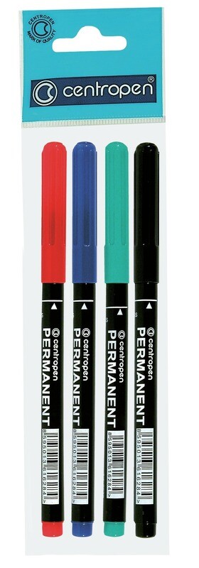 Rotulador Permanente Set 4 Colores