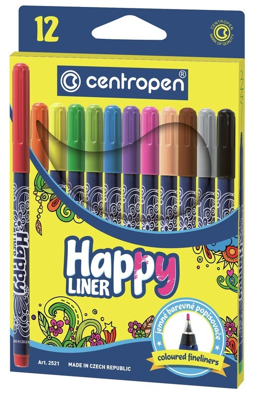 Set Rotuladores Happy Liner 12 Colores