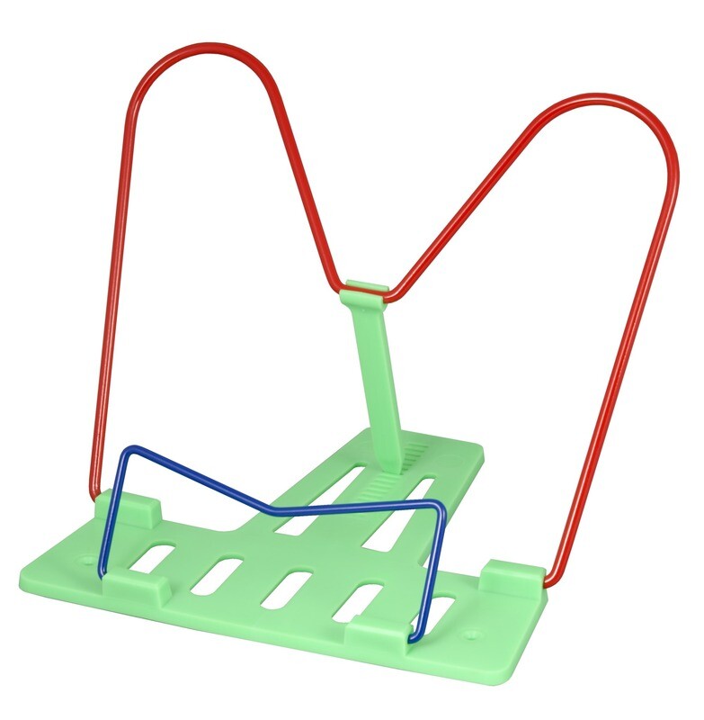 Soporte de Libro Verde Flourescente