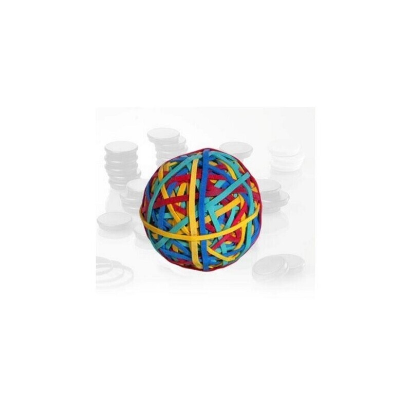 Pelota de Gomas Elásticas de Colores 125 gr.