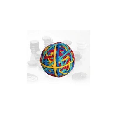Pelota de Gomas Elásticas de Colores 125 gr.